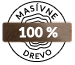 100% masívne drevo