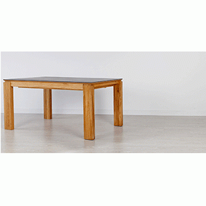Rozťahovací dubový stôl 22 / Ultrakompaktný povrch DEKTON